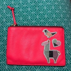 Fossil Leather pouch/clutch